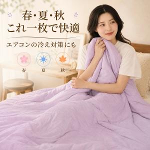 肌掛け布団 シングル 春秋用 洗える 140×...の詳細画像2