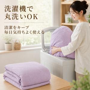肌掛け布団 シングル 春秋用 洗える 140×...の詳細画像5