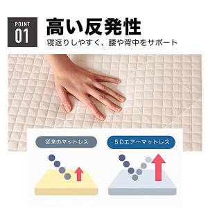 マットレス Air 3つ折り 枕 洗える シン...の詳細画像5