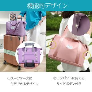 ボストンバッグ レディース メンズ 大容量 軽...の詳細画像5