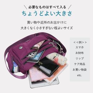 ショルダーバッグ レディース 軽い 斜めがけ ...の詳細画像5