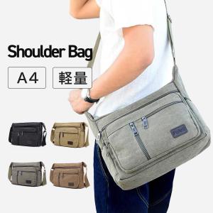 ショルダーバッグ メンズ 人気 帆布 軽量 A4 斜めがけ 大容量 肩掛け 通勤 ビジネス カジュアル 50代 おしゃれ 爆買