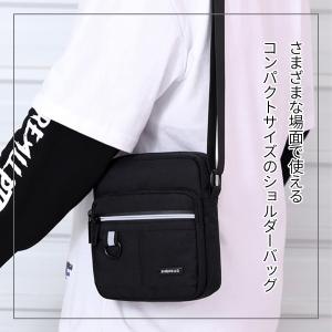 ショルダーバッグ メンズ 小さい 斜めがけ 軽...の詳細画像1