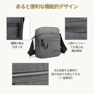 ショルダーバッグ メンズ 小さい 斜めがけ 軽...の詳細画像4