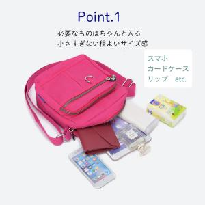 ショルダーバッグ レディース ナイロン 軽量 ...の詳細画像3