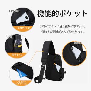ボディバッグ メンズ レディース ショルダーバ...の詳細画像5