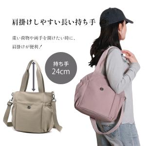 ショルダーバッグ レディース 軽量 A4 2w...の詳細画像5