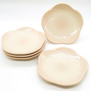 萩陶苑（SHUTOUEN） 萩焼 皿 萩むらさき 葉皿 盛皿 大皿 日本製 和食器