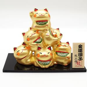 金の豚 縁起物 招財 金運 置物 ブタ/ 金豚ちゃん パール金ミニ置物