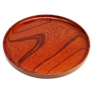 開運 お盆 トレー 丸盆 木製 漆 盆 桐箱入り 中国漆器 開運グッズ 風水