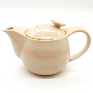 美品】市川孝 *耐火土瓶*ポット直火茶器【陶器】(wa87-2407-178