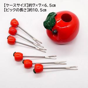 フルーツピック ブドウ オレンジ リンゴ 洋ナ...の詳細画像3