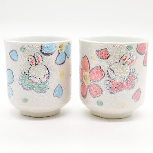 夕立窯 幸せぴょん ごちそう皿 うさぎ 角皿 盛皿 大皿 日本製 和食器
