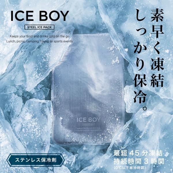 シービージャパン アイスボーイ ステンレス保冷剤 メール便 保冷剤 お弁当 ステンレス ハード アイ...