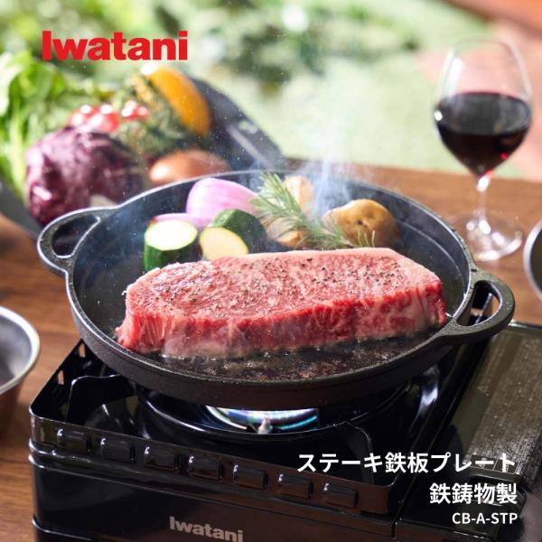 岩谷 ステーキ鉄板プレート 鉄鋳物製 CB-A-STP 4901140898082 鉄板プレート グ...