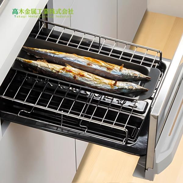 高木金属工業 デュアルプラス グリル・オーブントースター 焼き魚プレート FW-YP メール便対応 ...
