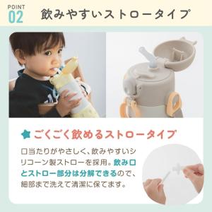 ピーコック魔法瓶 ベビーストローボトル 400...の詳細画像3