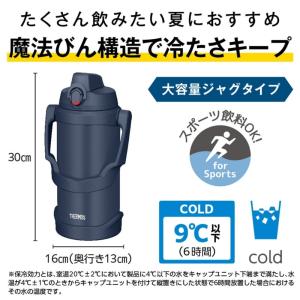 サーモス 真空断熱スポーツジャグ FJQ-20...の詳細画像2