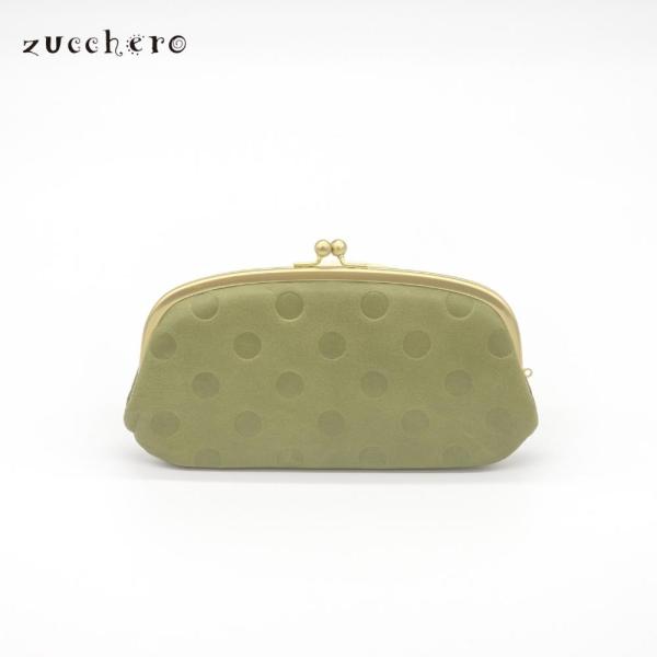 zucchero 財布 日本製 牛革 55214 水晶玉子 開運財布 長財布 がま口 レディース 本...