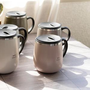 Bruno マグカップ 蓋つき ステンレス マ...の詳細画像2