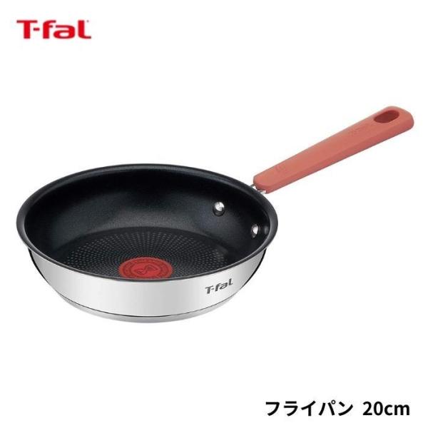 T-fal オプティスペース IH ステンレス フライパン 20cm G72902 314627 テ...