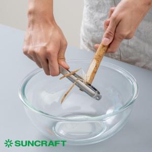 サンクラフト 細切りピーラー SSK-13 日本製 ピーラー ステンレス 縦型 しりしり 千切り 人参 細い ギザギザ ごぼう ごぼうささがき