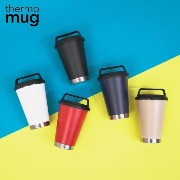 thermo mug タンブラー マグ G19-35 350ml 蓋付き ステンレス 保温 保冷 持...