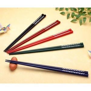 サンライフ 抗菌仕上げ六角箸 全長23cm 箸 お箸 六角 抗菌 持ちやすい