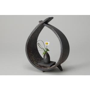信楽焼 結び一輪花入れ 花器 花瓶 花入れ 一輪挿し フラワーベース