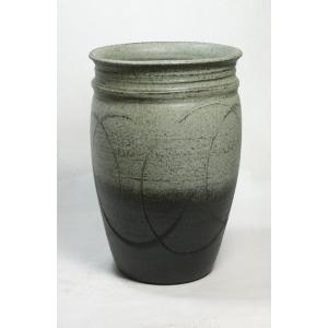 傘立て 陶器 信楽焼 切立唐草透し彫傘立 屋外 傘たて 傘入れ 傘置き