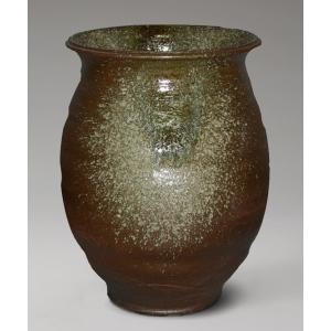 ポイント10倍]信楽焼 大きな 花瓶 窯肌 松皮 20号 おしゃれ 大壺 つぼ