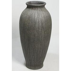 茶道具 花入れ 置用 唐銅 唐金 六弧耳付 新 金谷浄雲作 : 茶道具