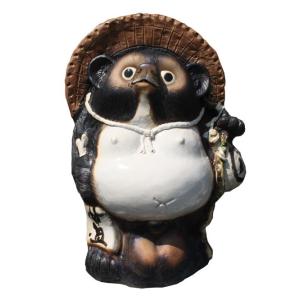 信楽焼 たぬき 福狸 18号 陶器 置物 タヌキ : 彩り屋 - 通販 - Yahoo