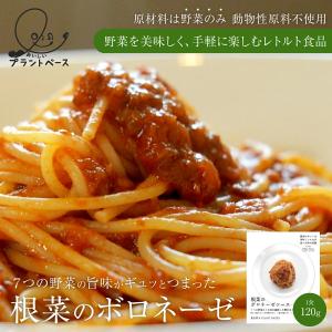 【10%ポイントUP】根菜のボロネーゼ 120g 3個 野菜 生活 化学調味料 無添加 ヴィーガン 食品 フード プラントベース グルテンフリー レトルト パスタ｜irodoriya