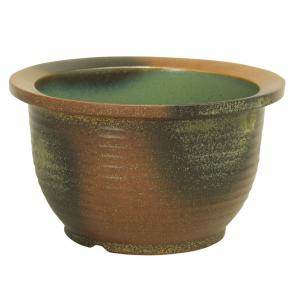 睡蓮鉢 めだか鉢 水鉢 陶器 おしゃれ サイズ 41cm 日本製 三河焼