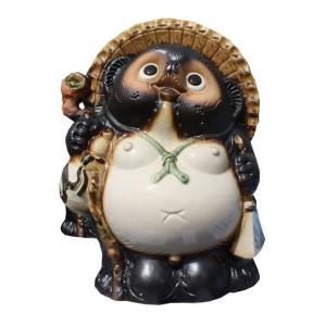 信楽焼 たぬき 福狸 18号 陶器 置物 タヌキ : 彩り屋 - 通販 - Yahoo