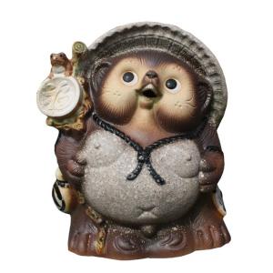 信楽焼 たぬき 福狸 18号 陶器 置物 タヌキ : 彩り屋 - 通販 - Yahoo