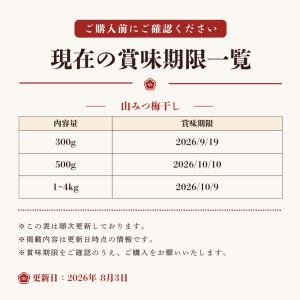 梅干し 無添加 無農薬 はちみつ漬 2kg 南...の詳細画像1