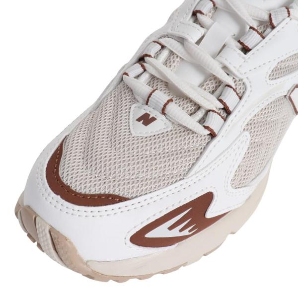 ニューバランス スニーカー ML725 AE(WHITE/BROWN) 22.5 cm D