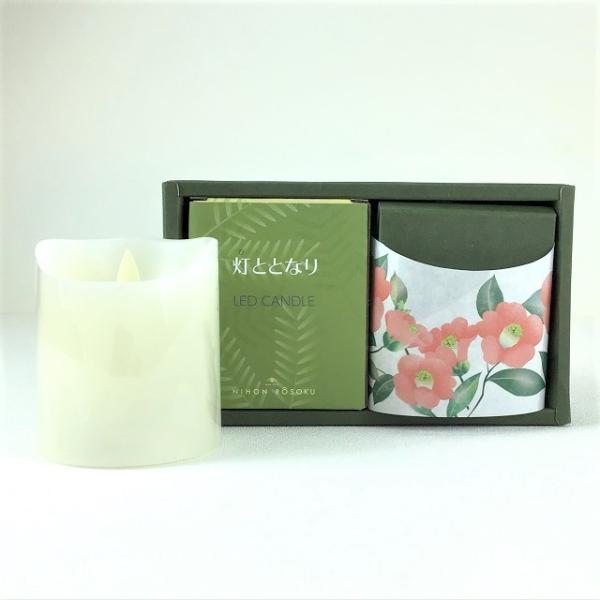LEDキャンドル ローソク ギフト 贈答用 送料無料 お供え 灯ととなり プレーン 四季シートセット...