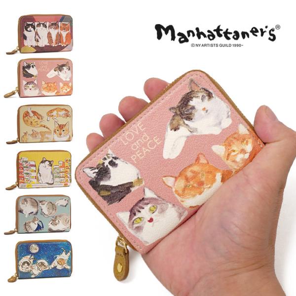 マンハッタナーズ ラウンド型コインケース ピコパース 財布 カードケース 財布 manhattane...