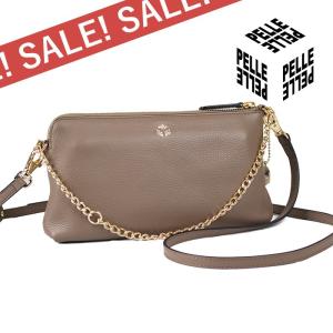 30%OFF セール SALE ペレ PELLE ヴィヴィル ペレボルサ PELLE BORSA 2way お財布ポシェット 本革 革 ブランド 斜め掛け レディース 1003-TA トープ