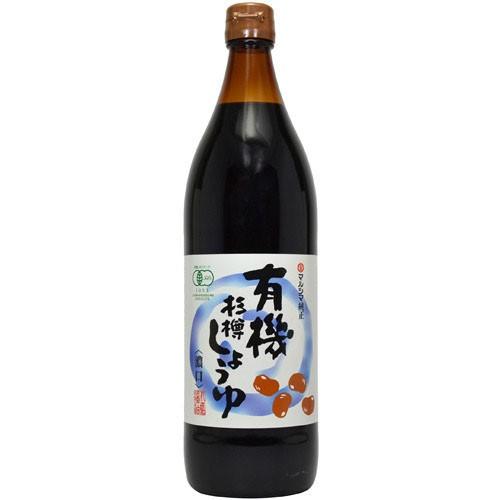 有機杉樽しょうゆ・濃口 900ml  マルシマ