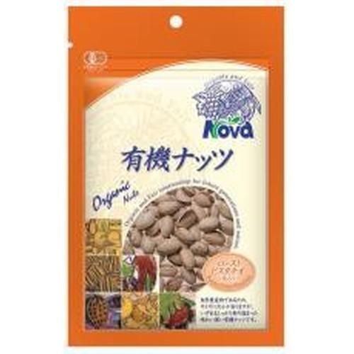 ★4個までなら全国一律送料300円(税込)★ 有機ナッツ・ローストアーモンド 80g  ノヴァ