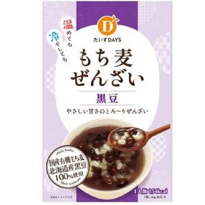 ★6個までなら全国一律送料300円(税込)★黒豆もち麦ぜんざい 140g だいずデイズ