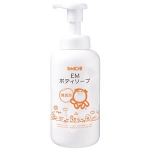 シャボン玉石けん EMボディソープボトル 520mlの商品画像
