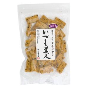 ★2個までなら全国一律送料300円(税込)★ 古代米入り玄米おかき(いづも美人) 100g 三和農産