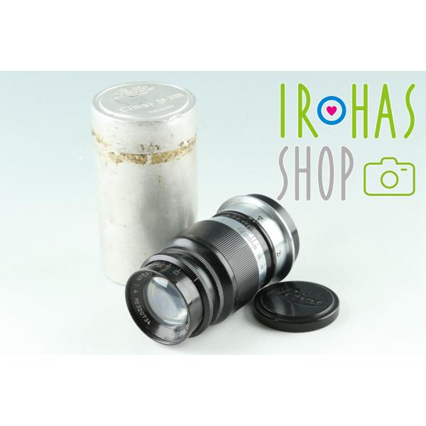 Leica Leitz Elmar 90mm F/4 Lens for Leica L39 #386...