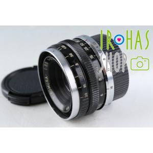Sankyo Koki W-Komura 35mm F/3.5 Lens for Leica L39 #46526C1｜irohascamera