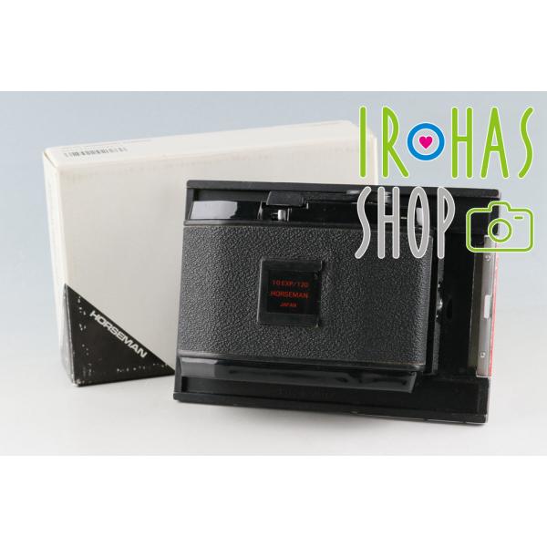 Horseman 10EXP/120 4x5 Roll Film Holder With Box #...